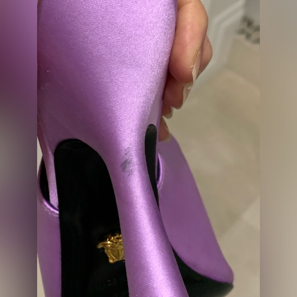 Versace Frame Slingback Sandal Size 37.5 - Picture 12 of 12